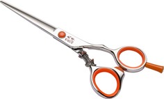 Парикмахерские ножницы с фигуркой тигра TAYO ORANGE прямые эргономичные 5,5" TQ55055T