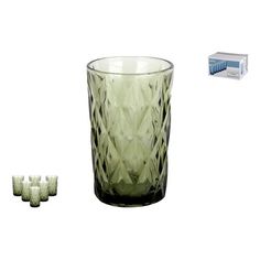 Стаканы для напитков Коралл Монарх Тебриз 6 шт 350 мл зеленые