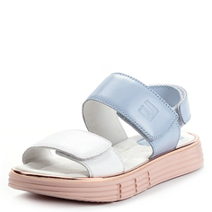 Босоножки для девочек RICONTE 3/4-525572202 Цв. голубой; белый р-р. 39