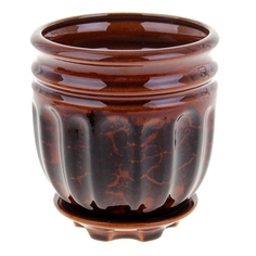 Цветочный горшок Тамбовская Керамика Гранд №2 коричневый