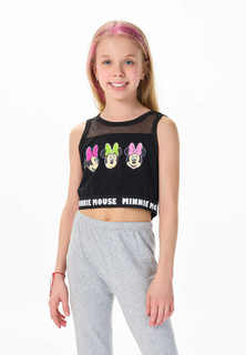 Топ детский Minnie Mouse SS22MM1601644 цв. черный р. 140