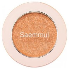 Тени для век THE SAEM EYE с глиттером Saemmul Single Shadow Glitter CR07 Honey Coral