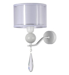 Бра Arti Lampadari Rufina E2.1.1.600 W E14 40W с подвесками белое
