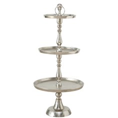 Этажерка декоративная Boltze Tanger 125 х 57 см серебристая