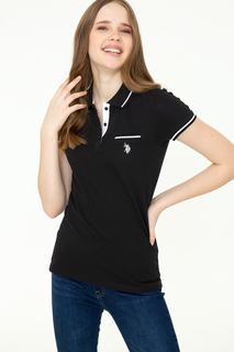 Футболка женская U.S. POLO Assn. G082GL0110GLORIA21 черная XS