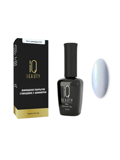 IQ Beauty, Топ для гель-лака Blue Shimmer №109, 10 мл