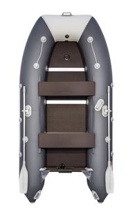 Лодка Таймень LX 3200 СК 3,2x1,6 м графит/светло-серый
