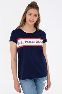 Футболка женская U.S. POLO Assn. G082GL0110GOMEN синяя M