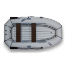 Лодка Флагман 300 H 3x1,5 м серый/синий Flagman