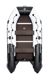 Лодка Ривьера 3800 СК 3,8x2 м светло-серый/черный
