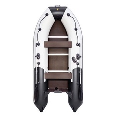 Лодка Ривьера 3400 СК Компакт 3,4x1,6 м светло-серый/графит