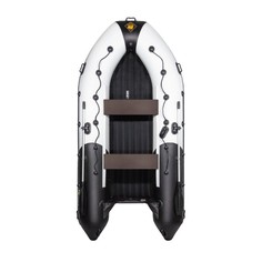Лодка Ривьера 4000 НДНД 4x1,7 м светло-серый/черный
