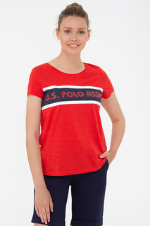 Футболка женская U.S. POLO Assn. G082GL0110GOMEN красная L