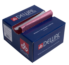 Фольга Dewal с тиснением в коробке розовая 13 мкм размер 127/279 мм 500 листов 02-13 pink