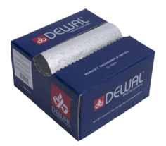 Фольга Dewal с тиснением в коробке серебро 13 мкм размер 127/279мм 500 листов 02-13 silver
