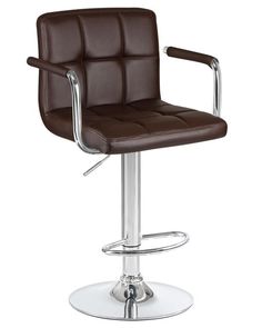 Барный стул Империя стульев KRUGER ARM-D коричневый LM-5011 brown
