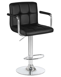 Барный стул Империя стульев KRUGER ARM-D черный LM-5011 black