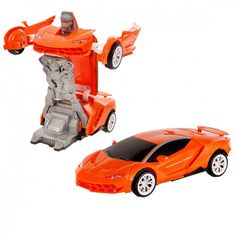 Интерактивная игрушка Urban Units Машина-робот оранжевая