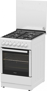 Комбинированная плита Weissgauff WCS K1K62 WGM White