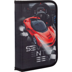 Пенал школьный Seventeen SKJB-UT7-031, для мальчиков. Размер: 43х34х1см.