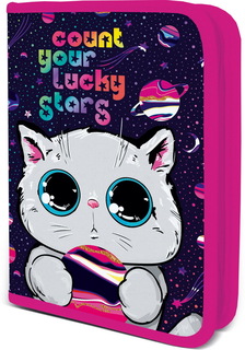 Пенал школьный SKJB-UTB-031 Seventeen, для девочек, 20х13х4см.