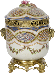 Ваза с крышкой 23х19х30см Glasar B662E/HX0471 ГЛАСАР