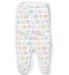 Конверт для пеленания Summer Infant SwaddleMe Footsie, размер S, слоники 56950