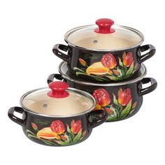 Кастрюля Керченский металлургический завод 1 л черный