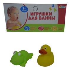 Игрушки для ванной набор Лягушка и утка Играем вместе LXB18_184