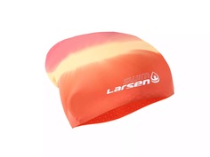Шапочка для плавания Larsen МC-800 оранжево/розовый