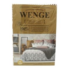 Комплект постельного белья Wenge Bungalow Евро бязь серый
