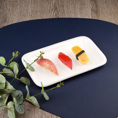 Блюдо сервировочное прямоугольное Nouvelle Home Маршмеллоу 20,5 х 12,5 х 1 см