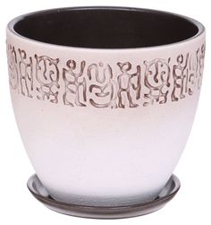 Горшок Спираль керамика 18 х 16,5 см 2,6 л No Brand