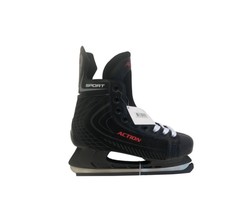 Коньки хоккейные Sport Action black, 39 No Brand