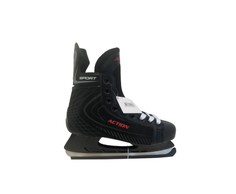 Коньки хоккейные Sport Action black, 45 No Brand