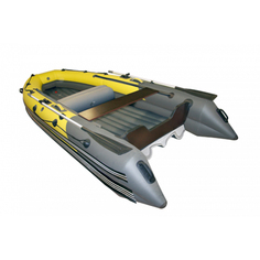 Лодка Reef Skat 3,7х1,75 м серый/желтый