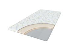 Наматрасник Askona Sleep Aloe 80х200 см хлопок белый
