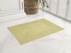 Махровый коврик для ног, Guten Morgen "Pistachio"; 50х70 Гутен Морган