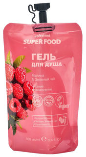 Гель для душа Cafe Mimi Super Food Малина и зеленый чай 100мл