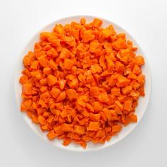 Морковь варёная кубики 500 г No Brand