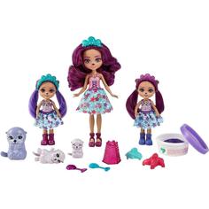 Кукла Enchantimals Mattel Семья Семья Оттавии Выдры с аксессуарами HCF96