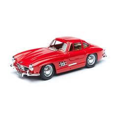 Коллекционная машинка Bburago красная MERCEDES-BENZ 300SL 1954 RED 18-22023 1/24