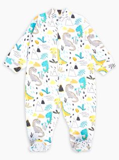 Комбинезон для мальчиков Веселый малыш 51322/di Цв. белый р. 80