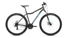 Велосипед Forward Sporting 29 2.0 D 2022 19" черный/бирюзовый