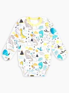 Боди для мальчиков Веселый малыш 146/322/di Цв. белый р. 62