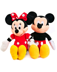 Мягкие игрушки Микки и Минни Маус Mickey Minnie Mouse, 2 шт. 35 см Nano Shop