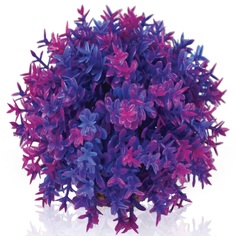 Искусственное растение для аквариума biOrb Фиолетовый цветочный шар, пластик, керамика 8см