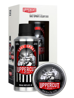 Набор для мужчин UPPERCUT DELUXE salt spray + clay 70+150 мл