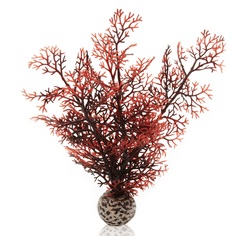 Искусственное растение для аквариума biOrb Малиновый морской веер малый, пластик, 20см