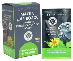 Маска для волос Дом природы на основе грязи Сакского озера 10x30 г